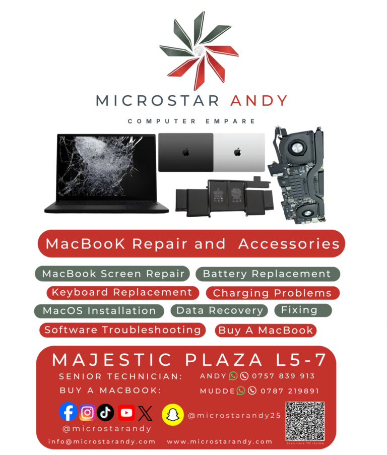 MacBook Battery Replacement Cost in Kampala (2026): What to Expect - featured image at MicroStar Andy Kampala