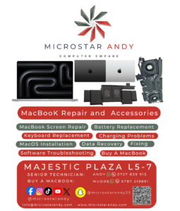 General Mac Repairs Cost in Kampala (2026): What to Expect - featured image at MicroStar Andy Kampala