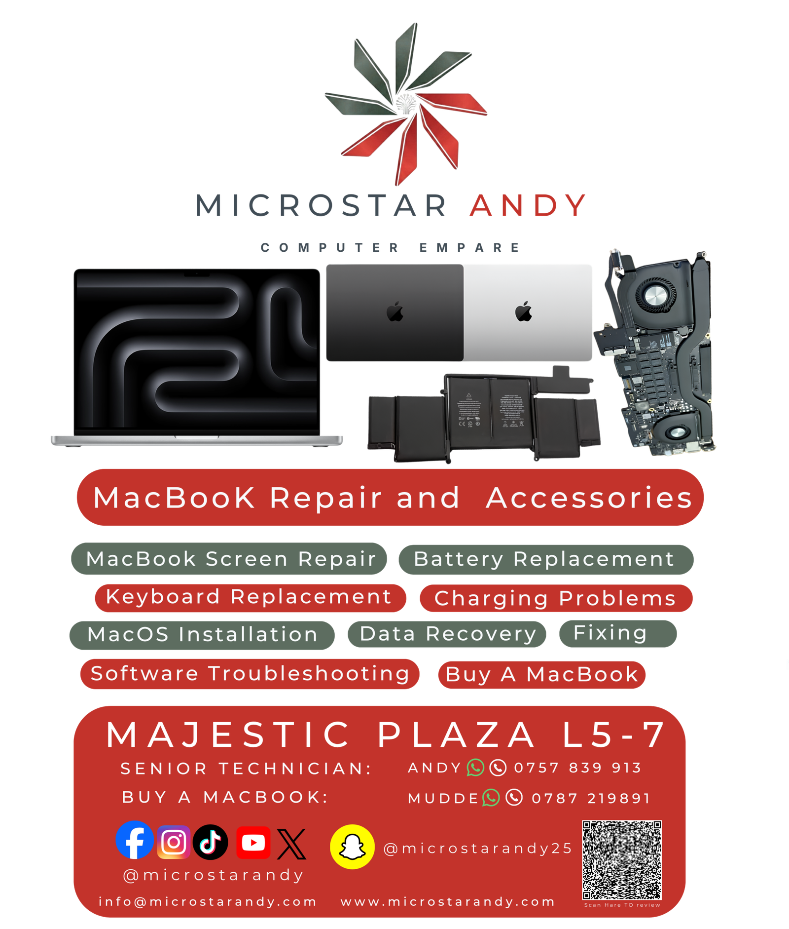 General Mac Repairs Cost in Kampala (2026): What to Expect - featured image at MicroStar Andy Kampala